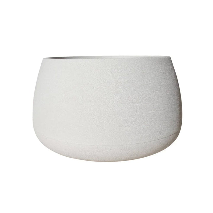 elevenpast Pots & Planters Low Bios Japi Planter White JVBI75B