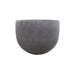 elevenpast Pots & Planters Small Rustic Round Japi Planter Black Slate JVRR33PA