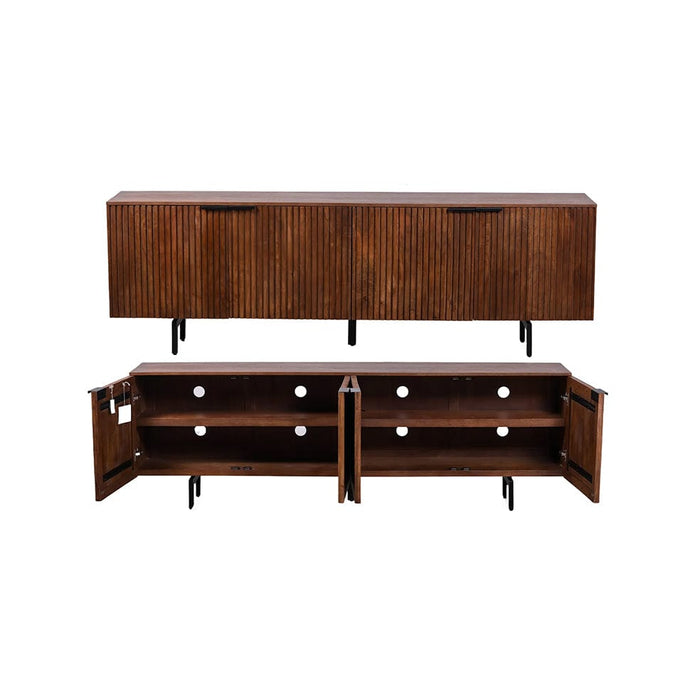 elevenpast Side Board VertiGroove Wooden Sideboard JW03