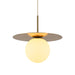 elevenpast Pendant Golden LED Metal Disc Pendant Light K-LED-55/1