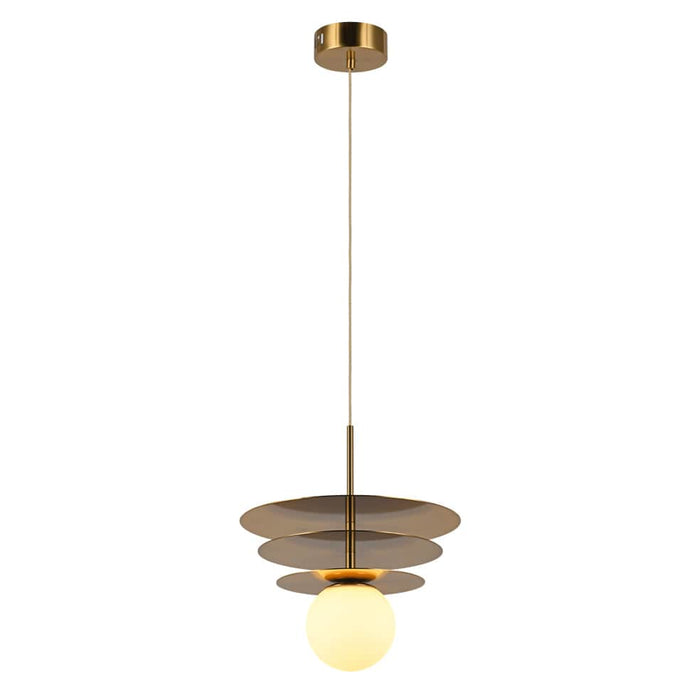 elevenpast Pendant Golden Metal Trio Desk Pendant Light K-LED-55/3