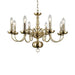 elevenpast Chandeliers Melanie Metal Chandelier Light Antique Brass KAV9001/8P-AB 340312220006