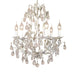 elevenpast Chandeliers Dominique Metal and Crystal Chandelier White KAV9013/6 340300820000