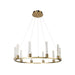 elevenpast Pendant Adele LED Metal and Crystal Pendant Light Copper KAV9044/10