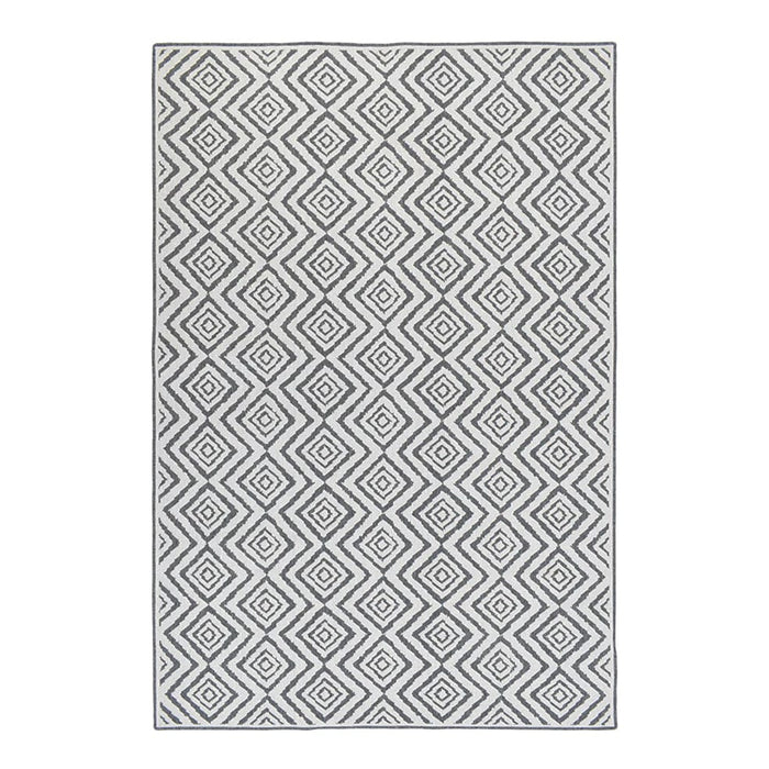 elevenpast Rug 2m x 0.8m Kelim Reversible Grey Rug KELIMGREYRUG2X0.8