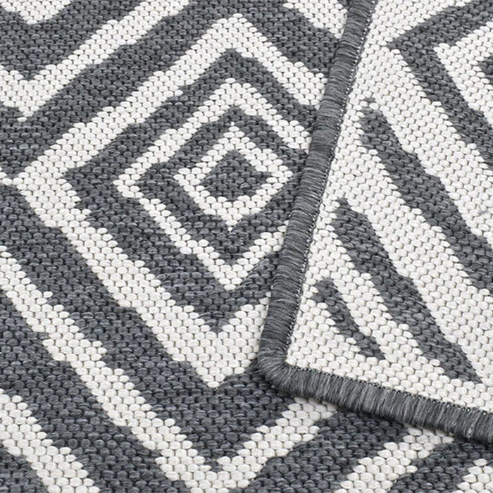 elevenpast Rug 3m x 0.8m Kelim Reversible Grey Rug KELIMGREYRUG3X0.8