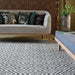 elevenpast Rug 4.2m x 3.2m Kelim Reversible Grey Rug KELIMGREYRUG4.2X3.2