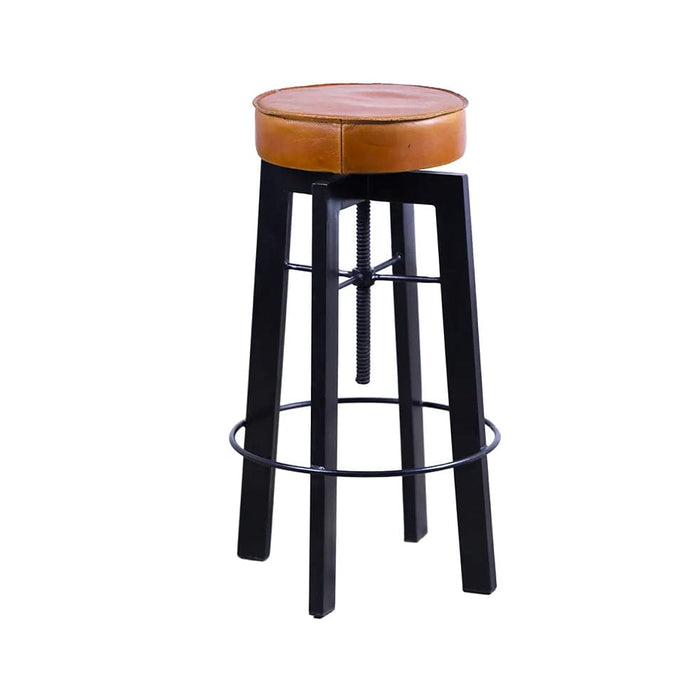 elevenpast Chairs Vintage Vibes Leather Barstool KHM636