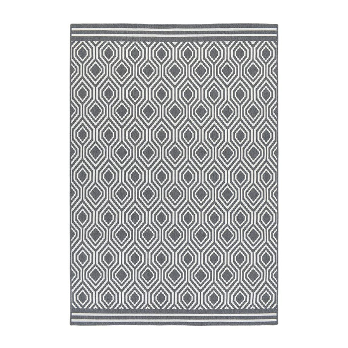 elevenpast Rug 2m x 0.8m Kigali Reversible Grey Rug KIGALIGREYRUG2X0.8