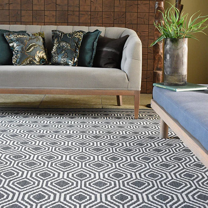 elevenpast Rug 3.4m x 2.4m Kigali Reversible Grey Rug KIGALIGREYRUG3.4X2.4