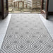 elevenpast Rugs 3m x 0.8m Kigali Pewter Reversible Rug KIGALIPEWTER3X0.8