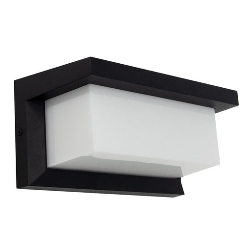 elevenpast Rectangular Bulkhead SMD Horizontal Outdoor Wall Light - Aluminium | Curved or Rectangular KLB-LED-401