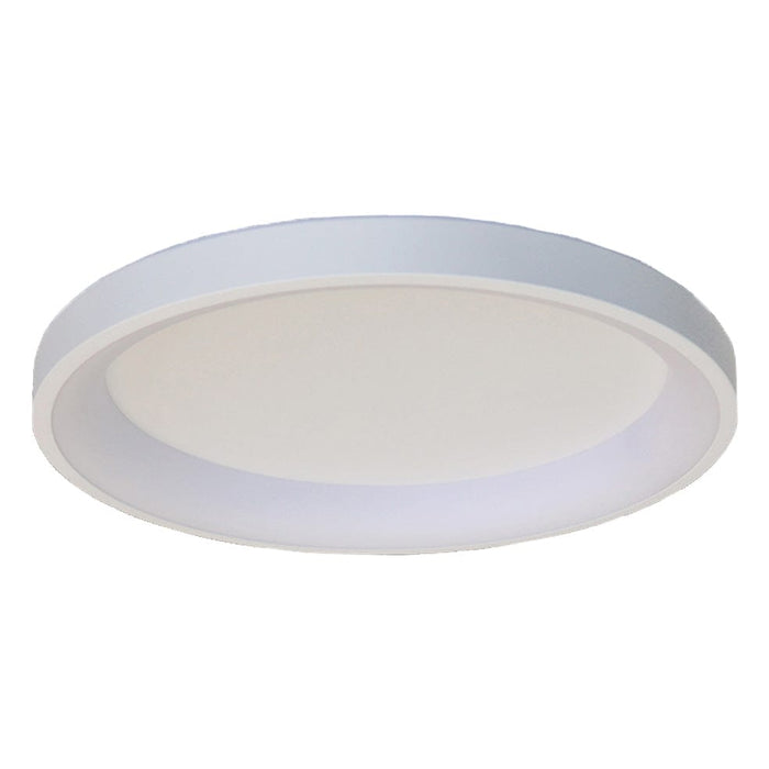 elevenpast White / Medium Venus Round Ceilling Light Fitting - Dimmable | Metal & Acrylic KLC-LED1-50D/WH