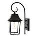 elevenpast Outdoor Light Chic Outdoor Iron and Glass Wall Light Black KLG-1132