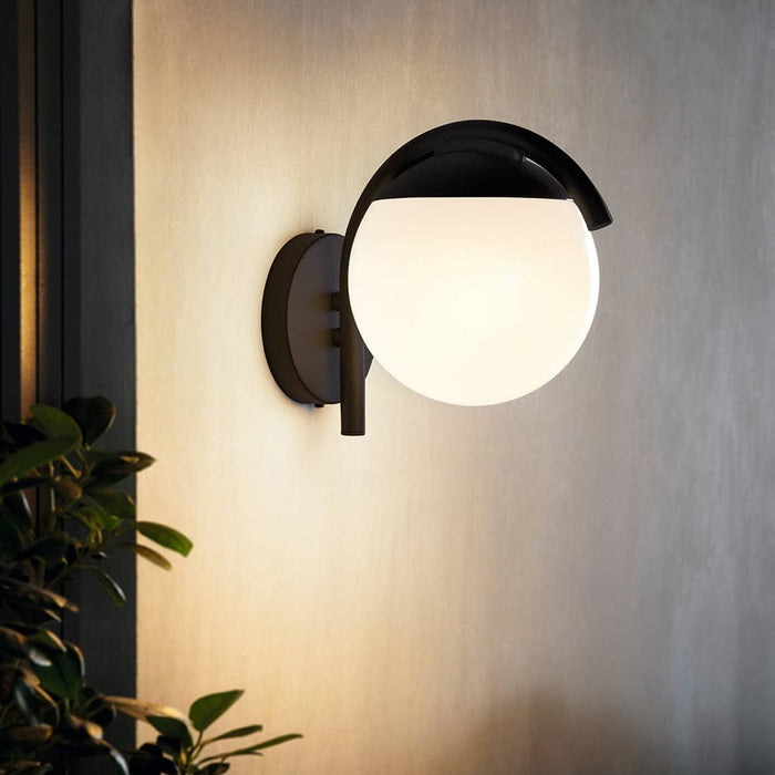 elevenpast Wall light Ball Outdoor/Bathroom Wall Light Black KLG-1150