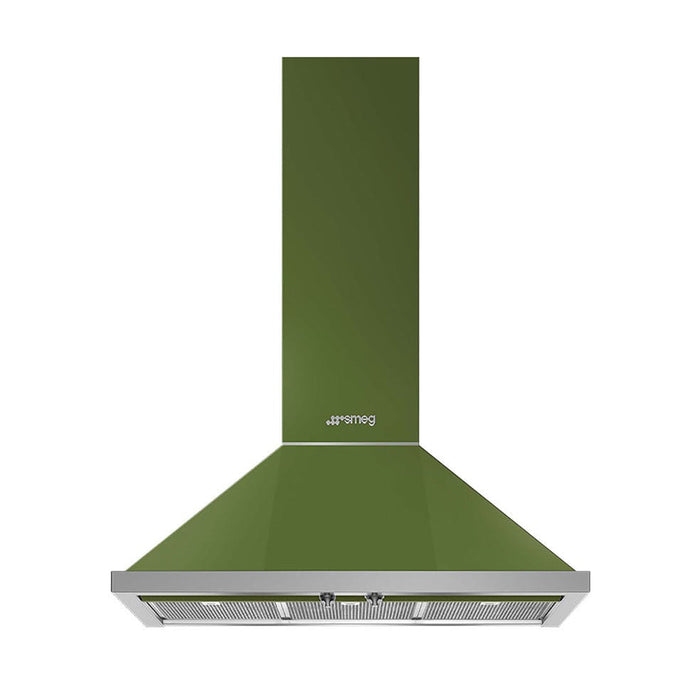 elevenpast Green Smeg Portofino Aesthetic Extractor Hood for Cooker KPF9OG 8017709236342