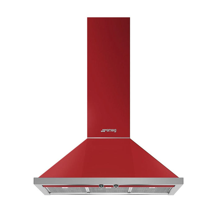 elevenpast Red Smeg Portofino Aesthetic Extractor Hood for Cooker KPF9RD 8017709236311