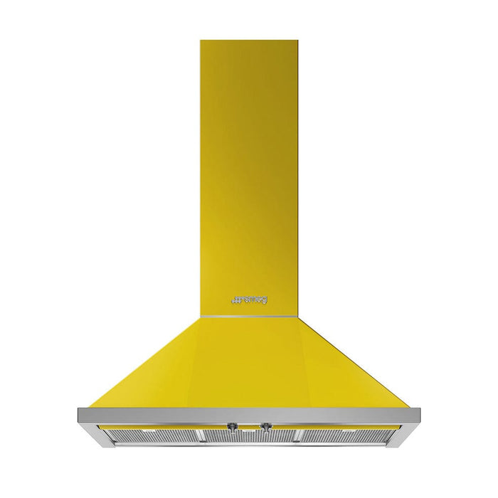 elevenpast Yellow Smeg Portofino Aesthetic Extractor Hood for Cooker KPF9YW 8017709236335