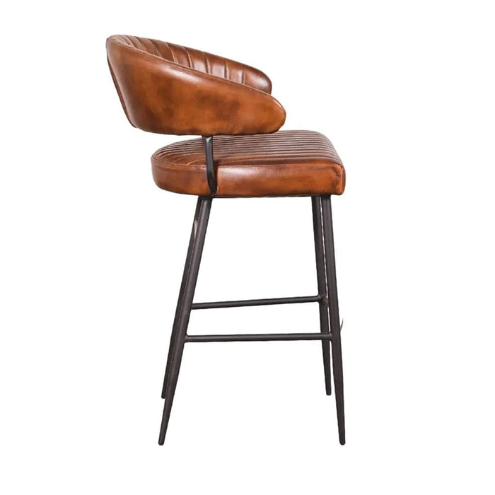 elevenpast Stool Buffalo Leather Comfort Luxe Stool KV086B