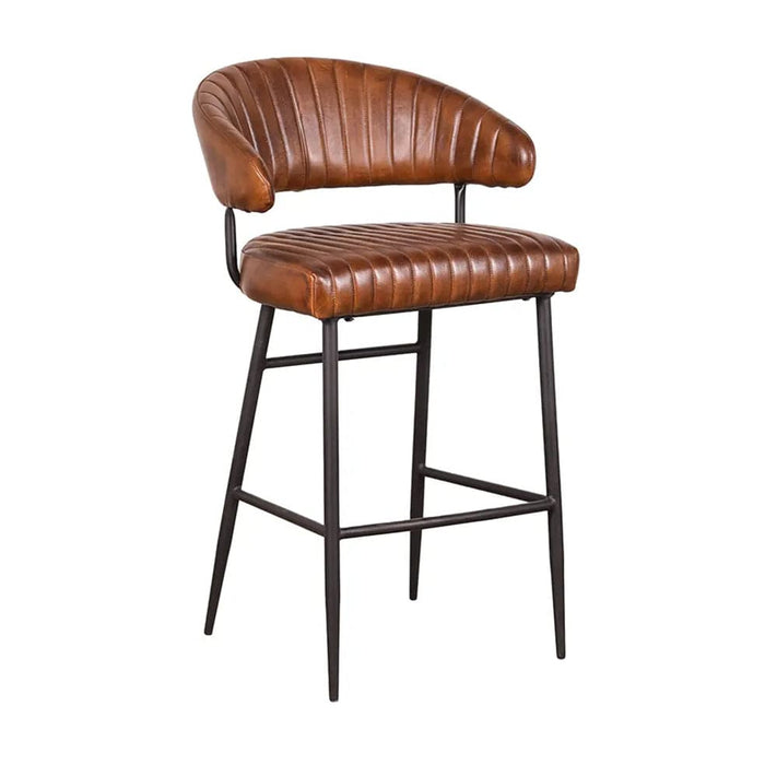 elevenpast Stool Buffalo Leather Comfort Luxe Stool KV086B