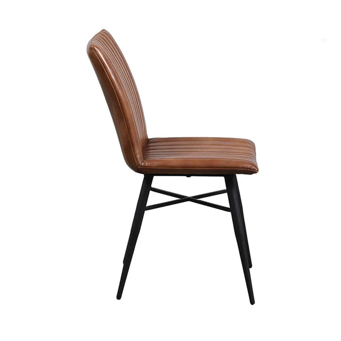 elevenpast Chairs Nomads Stitched Leather Dining Chair KV116B