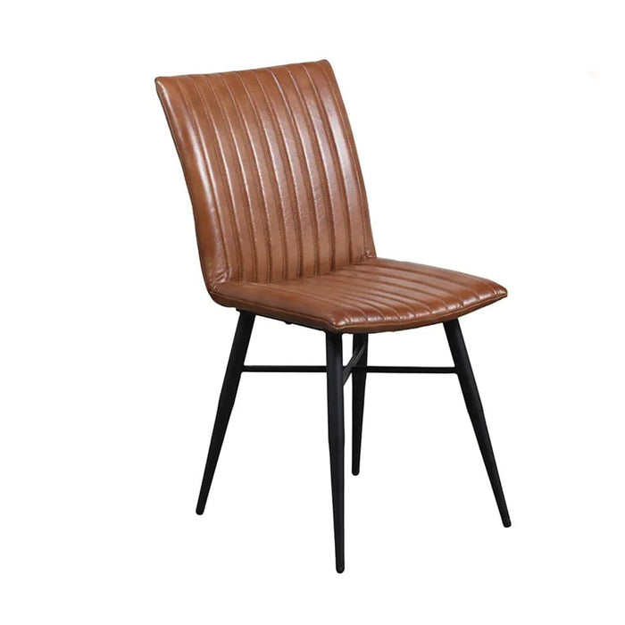 elevenpast Chairs Nomads Stitched Leather Dining Chair KV116B