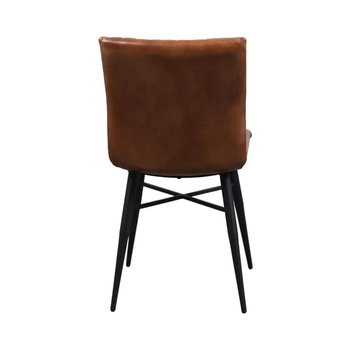 elevenpast Chairs Nomads Stitched Leather Dining Chair KV116B