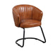 elevenpast Chairs Buffalo Leather Elysian Curve Chair KV140