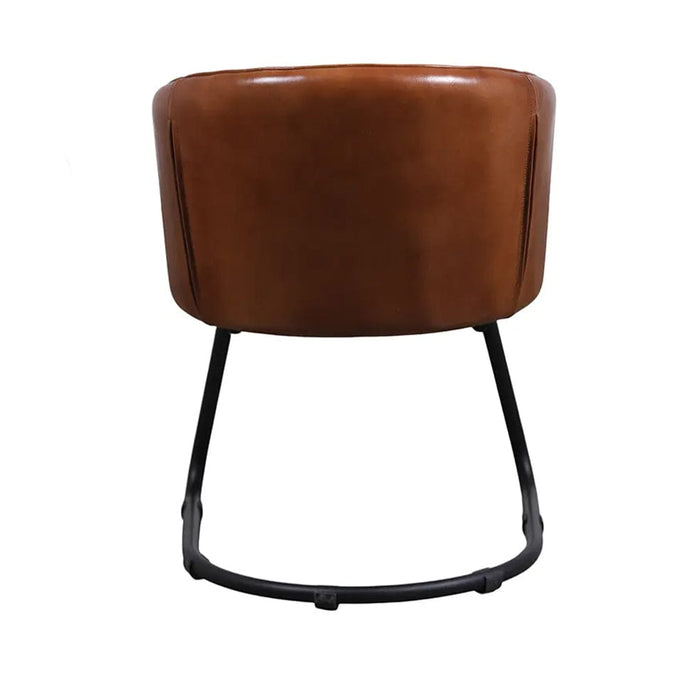 elevenpast Chairs Buffalo Leather Elysian Curve Chair KV140