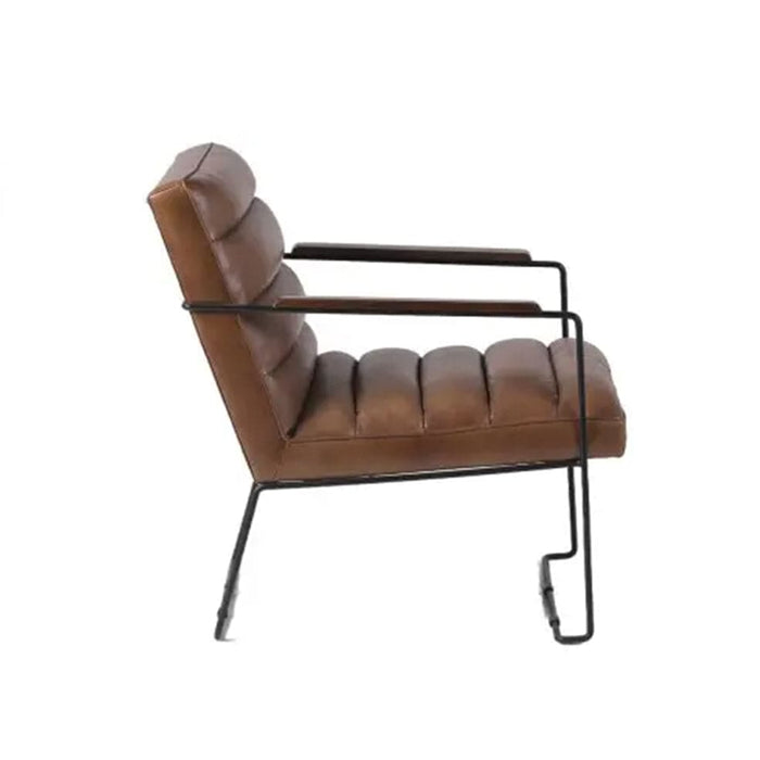 elevenpast Chairs Occasional Buffalo Leather Chair KV209