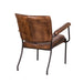 elevenpast Chairs Buffalo Leather and Metal Chair KV294