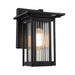 elevenpast Outdoor Ripple Wall Light L516 BLACK