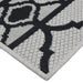 elevenpast Rug 2.4m x 1.6m Lattice White and Black Rug LATTICEWHITEWITHBLACKRUG2.4X1.6