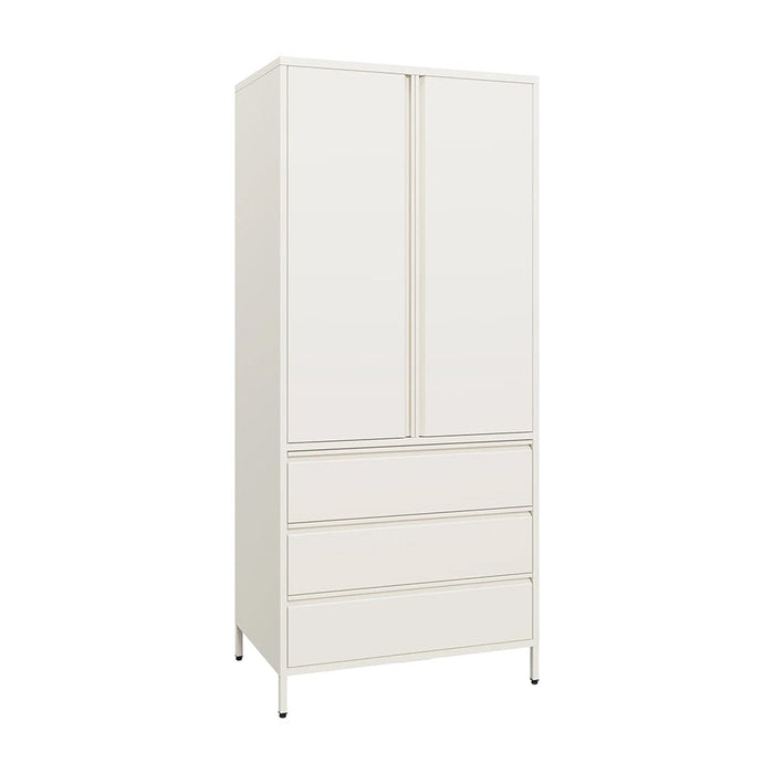 elevenpast Storage Cabinets & Lockers Soft White Bon Bon Double Locker Moss | White LD03DL_SW