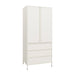 elevenpast Storage Cabinets & Lockers Soft White Bon Bon Double Locker Moss | White LD03DL_SW