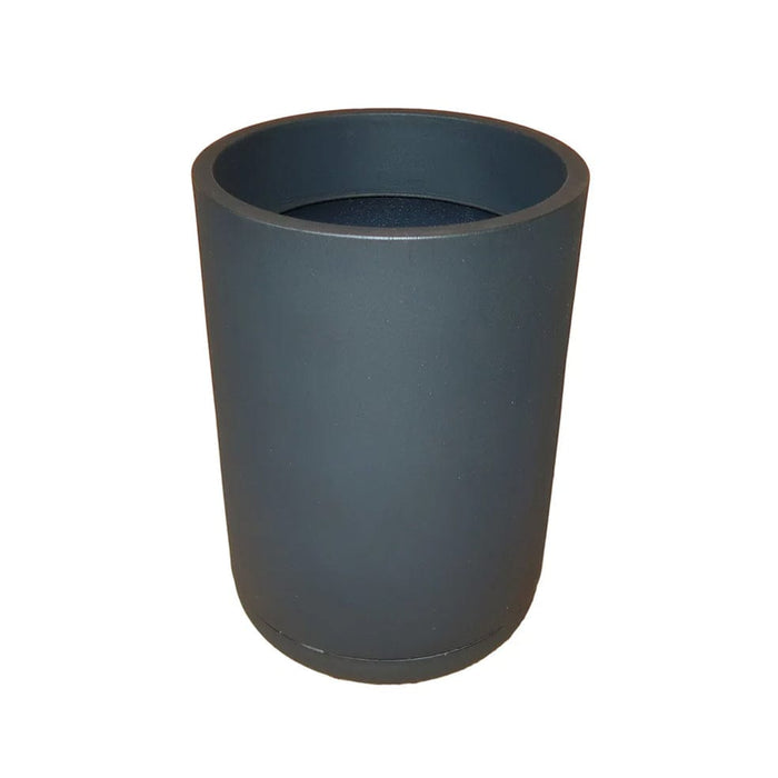 elevenpast Pots & Planters Match Cylinder Japi Planter with Saucer Black