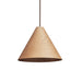 elevenpast Pendant Medium Mina Cone LED Pendant Light Oak Wood Medium | Large LLG132