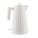 ALESSI White Alessi Plissé Wireless Electric Kettle 1.7L | 5 Colours MDL06 W 8003299429868