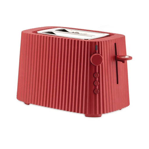 ALESSI Red Alessi Plissé Two Slice Toaster | 5 Colours MDL08 R 8003299446612