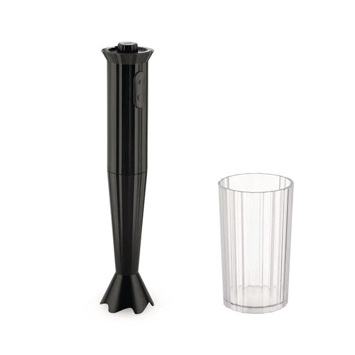 ALESSI Black Alessi Plissé Hand Blender with Measuring Jug | 4 Colours MDL10 B 8003299446742