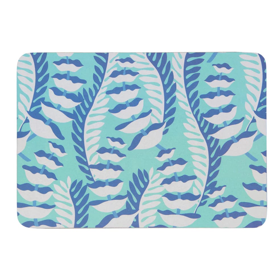 Ocean Sway Melamine Placemat Aqua | Pink | elevenpast