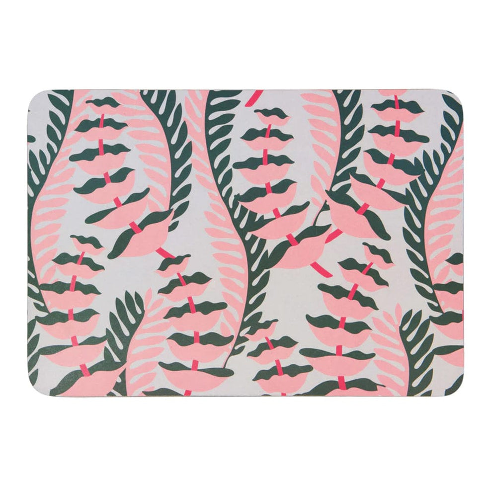 Ocean Sway Melamine Placemat Aqua | Pink | elevenpast