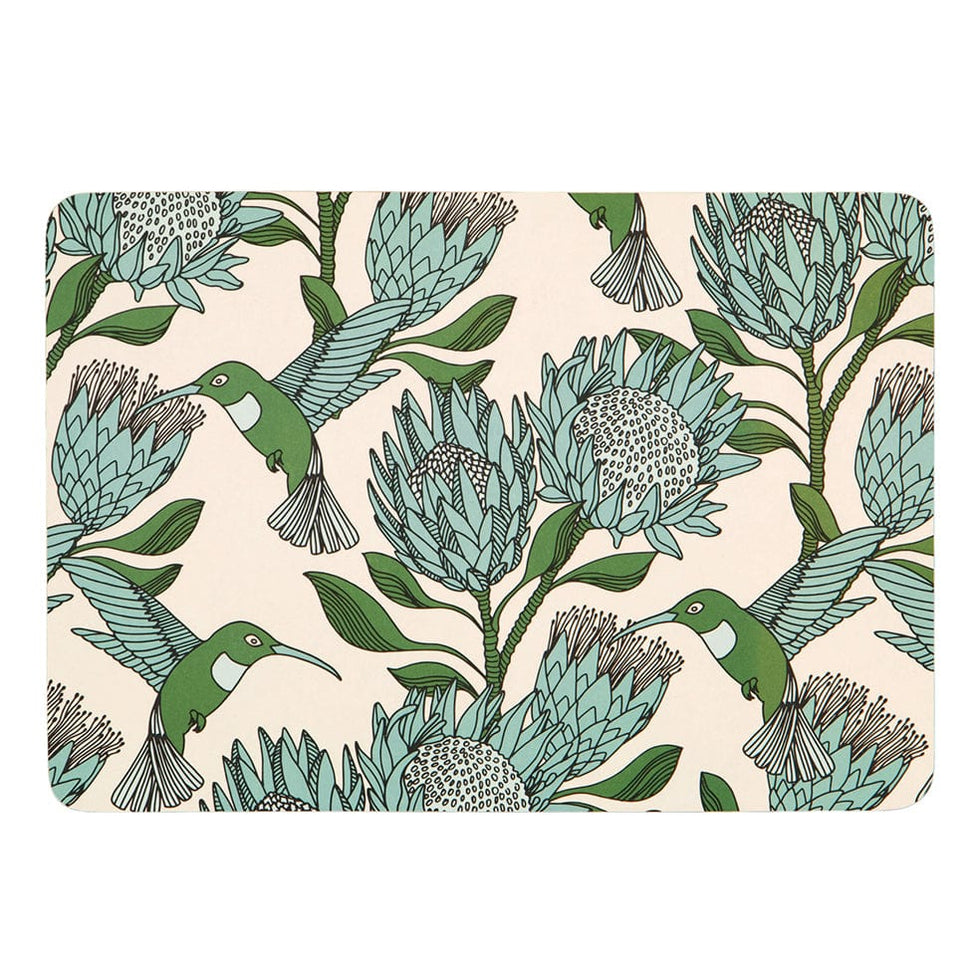 Protea Melamine Placemat | Four Colours | elevenpast