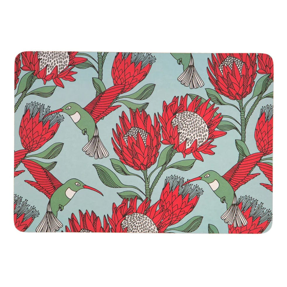 Protea Melamine Placemat | Four Colours | elevenpast