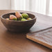 Hertex Haus Decorative Bowls Melone Wooden Bowl Pepper | Cinnamon