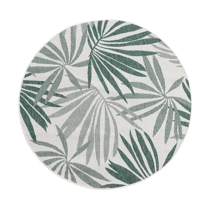 Hertex Haus Rugs Miami Round Rug in Beach | Eclipse | Palmtop | Sunshine