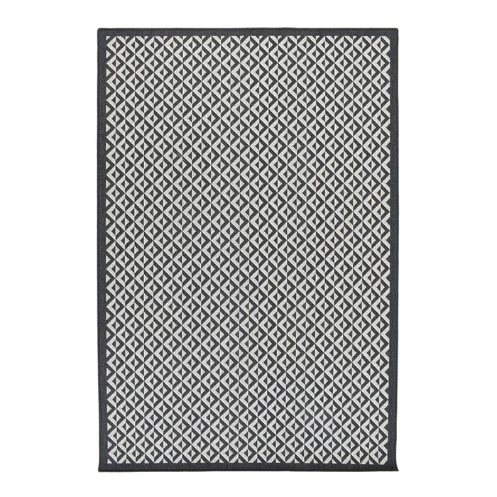 elevenpast Rug 2m x 0.8m Mirror Black Rug MIRRORBLACKRUG2X0.8