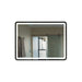 elevenpast Odyssey Bathroom Mirror Rectangular with Integrated LED Black Frame ML059 LED 6007226079913