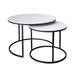 elevenpast Tables Black Moira Nesting Table Set Gold | Black MOIRANESTINGTABLEBLACK