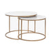 elevenpast Tables Gold Moira Nesting Table Set Gold | Black MOIRANESTINGTABLEGOLD